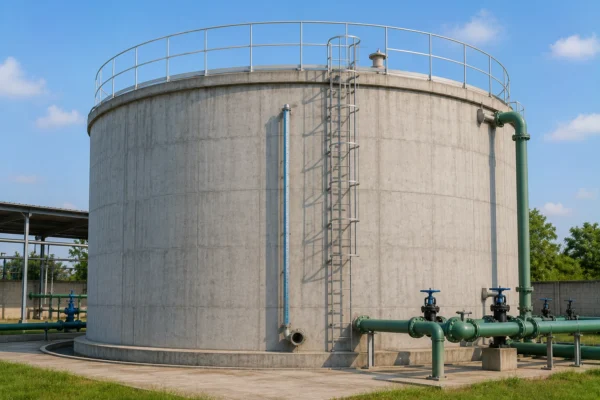 Raw water tanks manufacturer supplier exporter installation contractor by Mechwat for Liquid Storage