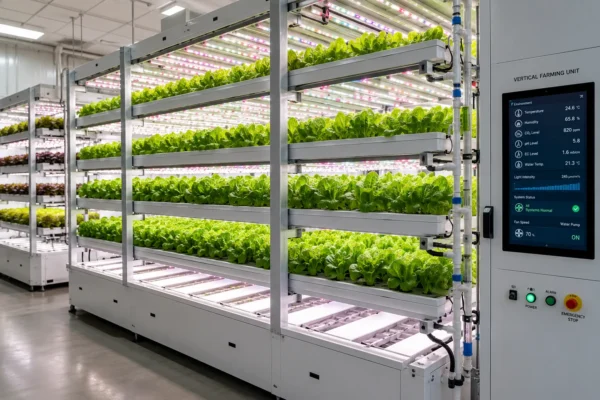 Mechwat designs, manufactures, supplies, exports and installs Vertical Farming Units for Controlled Environment Agriculture with RFQ-ready technical support.