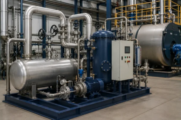 Condensate recovery systems designed, manufactured and supplied by Mechwat for Engineering Utility, THERMAL & ENERGY UTILITIES and Heating applications