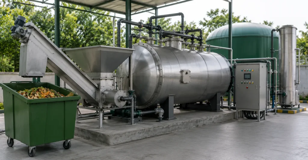 Food Waste Digesters manufacturer supplier exporter installation contractor by Mechwat for Organic Waste.
