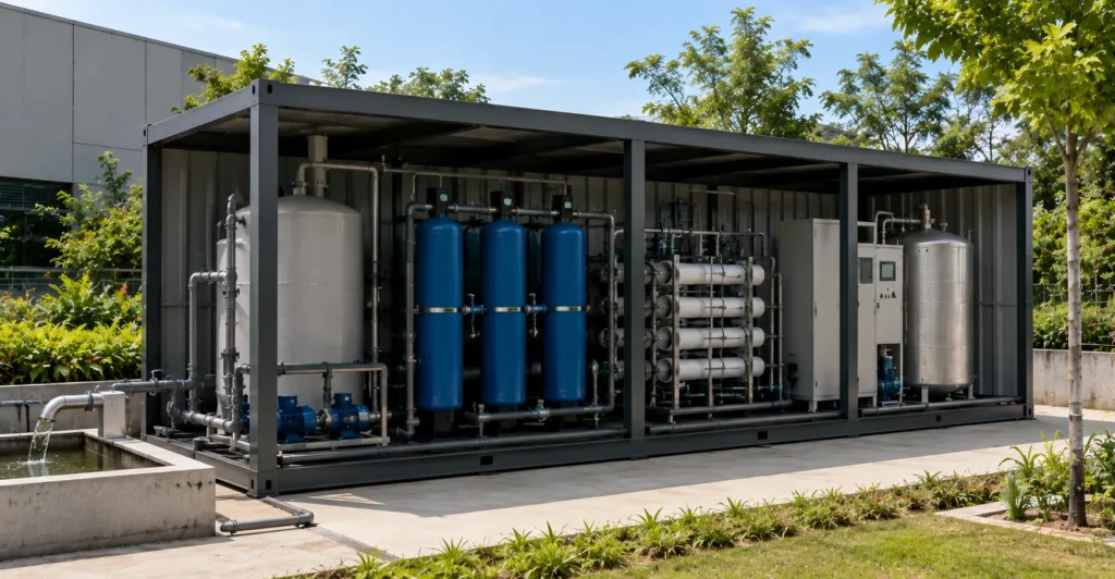 Greywater recycling module manufacturer supplier exporter installation contractor by Mechwat for Water Credit Enabled Units.