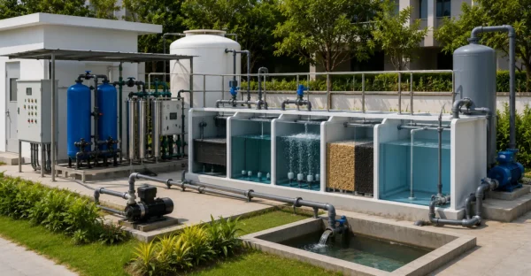 Greywater recycling systems manufacturer supplier exporter installation contractor by Mechwat for Greywater & Blackwater Treatment Systems.