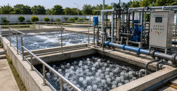 MBBR – Moving Bed Biofilm Reactor manufacturer supplier exporter installation contractor by Mechwat for STP Technology.