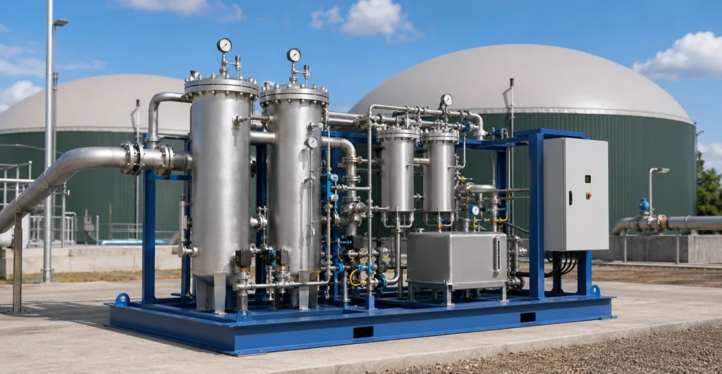 Moisture traps & condensate removal manufacturer supplier exporter installation contractor by Mechwat for BIOGAS PRE-TREATMENT & CONDITIONING SYSTEMS.