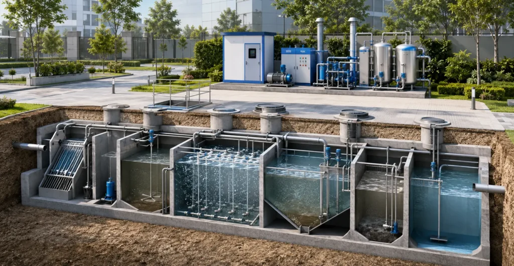 Underground STP Manufacturer, Supplier, Exporter and Turnkey Installation Company | Mechwat