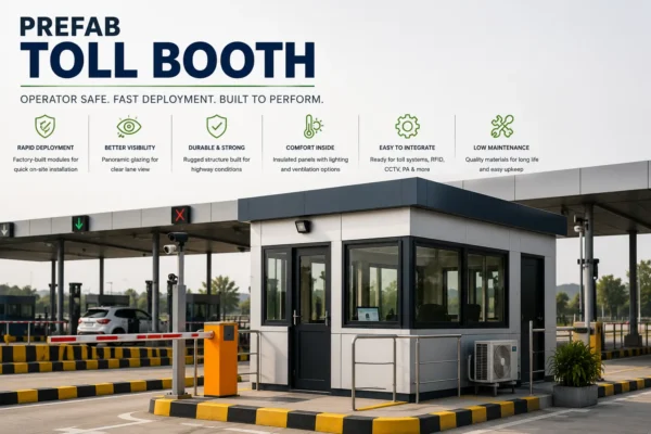 Mechwat is a prefab toll booth manufacturer, supplier, exporter and turnkey installation partner for road & transport projects