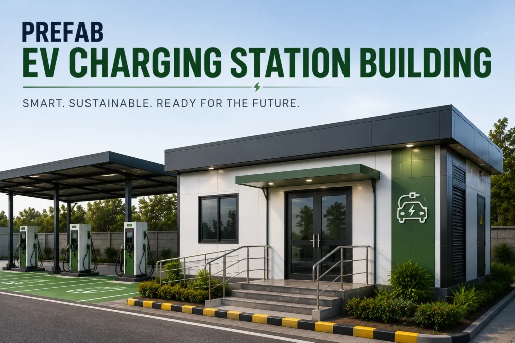 Mechwat is a prefab ev charging station building manufacturer, supplier, exporter and turnkey installation partner for road & transport projects
