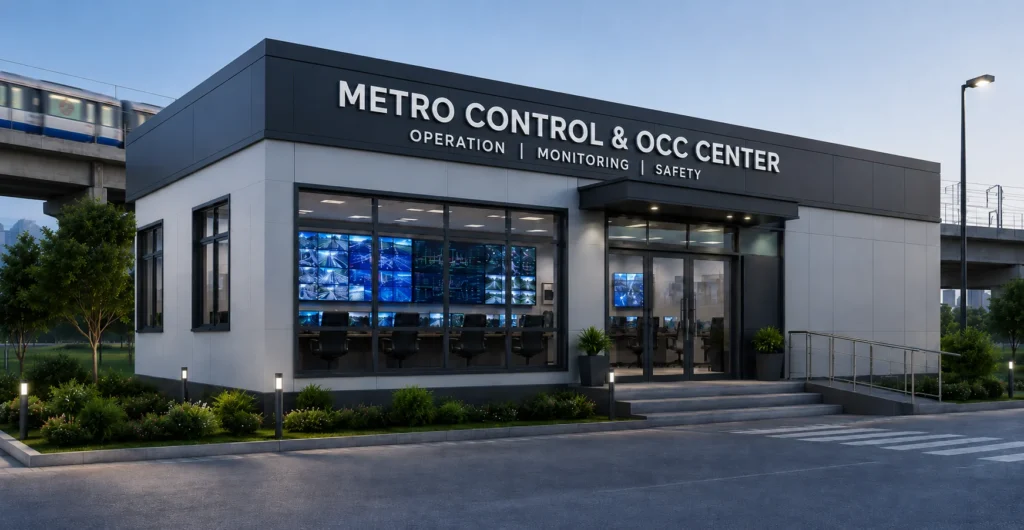 Mechwat is a prefab metro control & occ centers manufacturer, supplier, exporter and turnkey installation partner for metro & urban rail acceleration projects