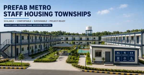 Mechwat is a prefab metro staff housing townships manufacturer, supplier, exporter and turnkey installation partner for metro & urban rail acceleration project