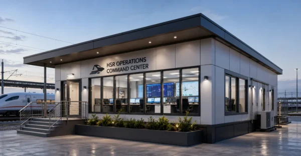 Mechwat is a prefab hsr operations command centers manufacturer, supplier, exporter and turnkey installation partner for bullet train & high-speed rail system