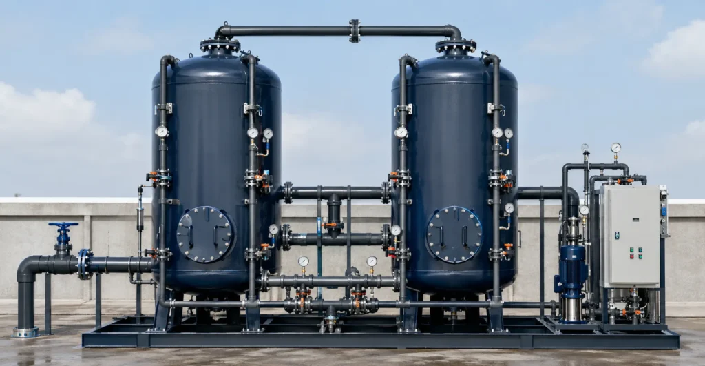 Activated Carbon Filters (ACF) manufacturer supplier exporter installation contractor by Mechwat for Conventional & Advanced Treatment.