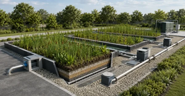Constructed Wetlands manufacturer supplier exporter installation contractor by Mechwat for Modular & Packaged Plants.