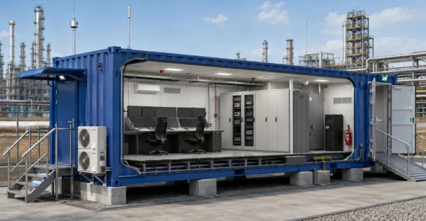 Container control room conversion service provider, manufacturer, supplier, exporter and installation contractor by Mechwat for container conversion & modification