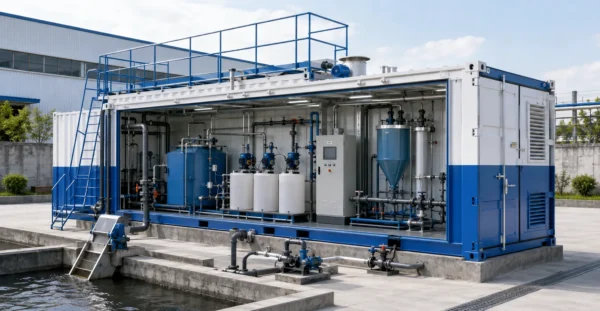 Containerized ETPs manufacturer supplier exporter installation contractor by Mechwat for Modular & Packaged Plants.