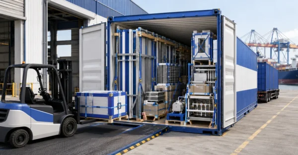 Containerized shipping optimization service provider, manufacturer, supplier, exporter and installation contractor by Mechwat for export & international project services