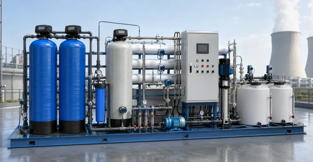 Mechwat designs, manufactures, supplies, exports and installs Cooling Tower Makeup & Blowdown Treatment for Modular & Packaged Plants with RFQ-ready technical
