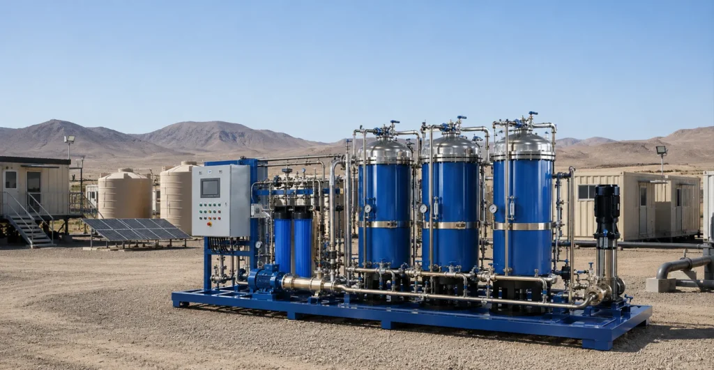 Defense & Remote Camps manufacturer supplier exporter installation contractor by Mechwat for Modular & Packaged Plants.