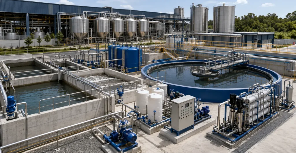 Distillery & Breweries manufacturer supplier exporter installation contractor by Mechwat for INDUSTRY-WISE ETP SOLUTIONS.