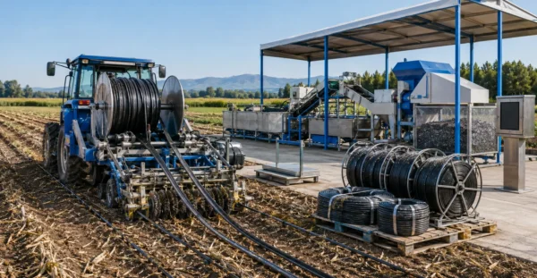 Drip Line Plastic Recovery service provider, manufacturer, supplier, exporter and installation contractor by Mechwat for plastic credit in agriculture