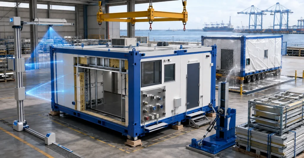 Export-compliant modular engineering service provider, manufacturer, supplier, exporter and installation contractor by Mechwat for export & international project services
