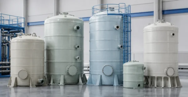 FRP Tanks manufacturer supplier exporter installation contractor by Mechwat for Modular & Packaged Plants.