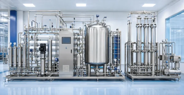Food Beverages Water Systems (PW, WFI) manufacturer supplier exporter installation contractor by Mechwat for Modular & Packaged Plants.