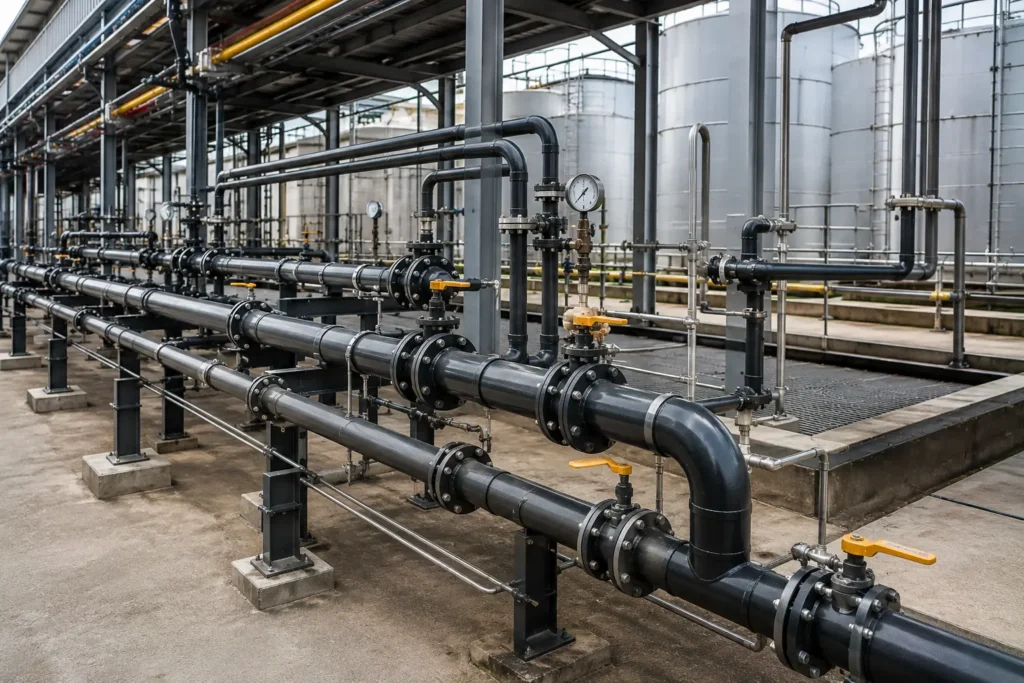 Fuel & diesel transfer pipelines manufacturer supplier exporter installation contractor by Mechwat for Industrial & Process Piping.