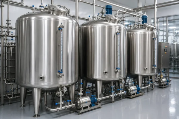 Ghee & butter oil process tanks manufacturer supplier exporter installation contractor by Mechwat for Food, Dairy & Beverage.