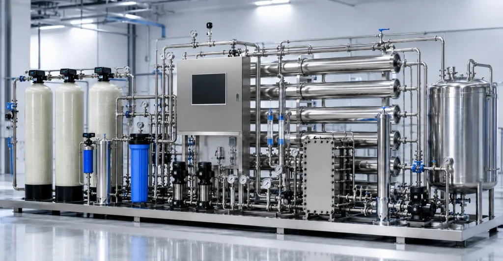 High-Purity Water Systems manufacturer supplier exporter installation contractor by Mechwat for Modular & Packaged Plants.