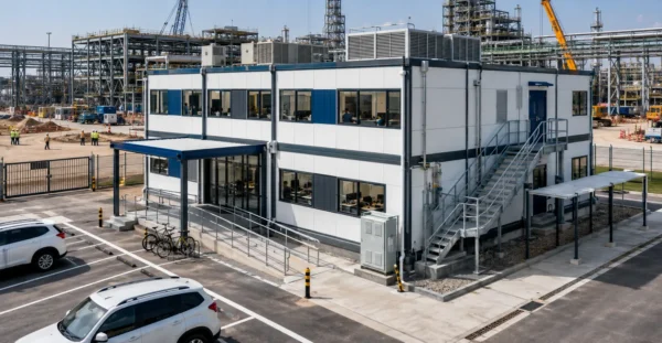 Industrial site office engineering service provider, manufacturer, supplier, exporter and installation contractor by Mechwat for industrial & epc modular infrastructure