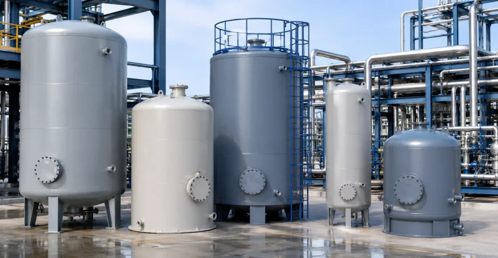MS Storage Tanks manufacturer supplier exporter installation contractor by Mechwat for Modular & Packaged Plants.