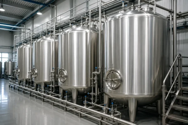 Milk storage tanks manufacturer supplier exporter installation contractor by Mechwat for Liquid Storage