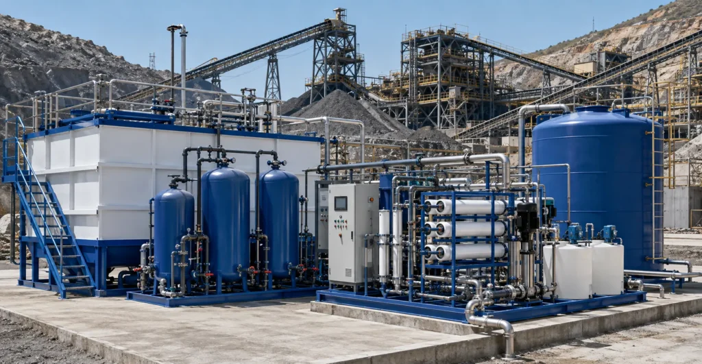 Mining & Metals manufacturer supplier exporter installation contractor by Mechwat for Modular & Packaged Plants.