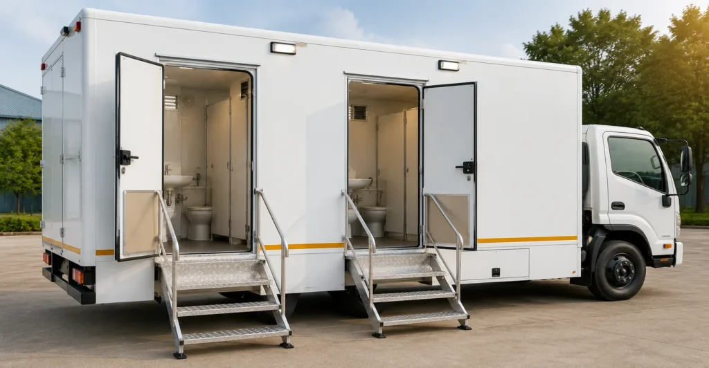 Mobile Toilet Vans Manufacturer, Supplier, Exporter and Turnkey Installation Company | Mechwat
