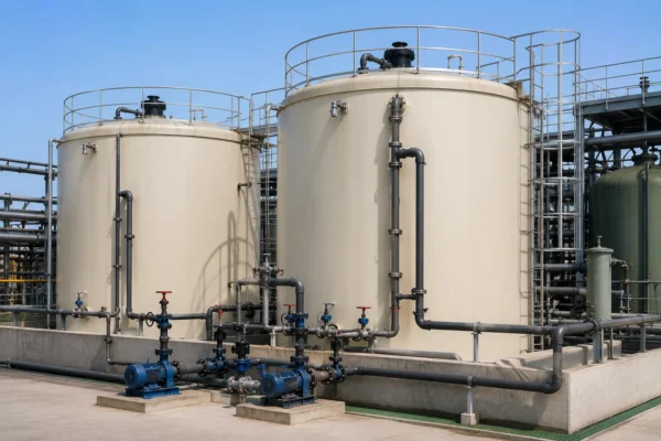 Neutralization & buffer tanks manufacturer supplier exporter installation contractor by Mechwat for Liquid Storage.