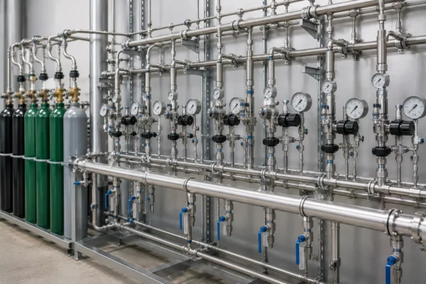Nitrogen, CO₂ & specialty gas lines manufacturer supplier exporter installation contractor by Mechwat for Industrial & Process Piping.