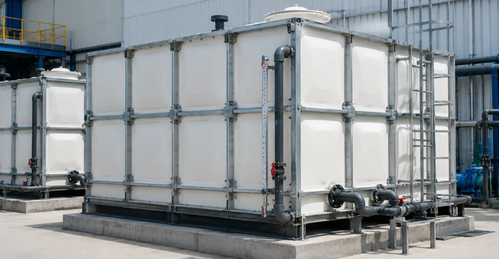 PP Tank manufacturer supplier exporter installation contractor by Mechwat for Modular & Packaged Plants.
