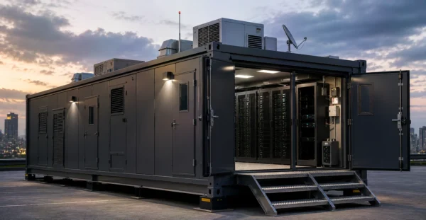 Prefab Emergency National Data Hub manufacturer supplier exporter installation by Mechwat for Mobile National Data & Digital Governance Units projects