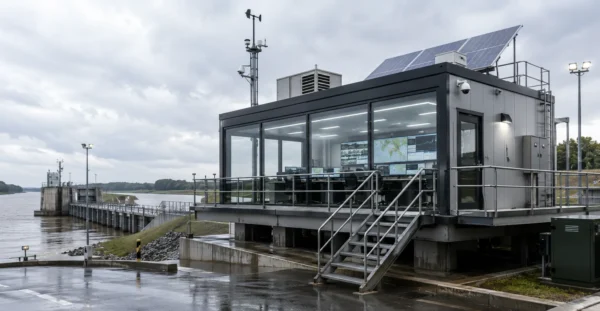 Prefab Flood Control Operations Hubs manufacturer supplier exporter installation contractor by Mechwat for National Climate Adaptation Infrastructure