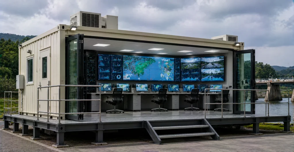 Prefab National Water Crisis Command Center manufacturer supplier exporter installation contractor by Mechwat for National Water Security Command Centers.