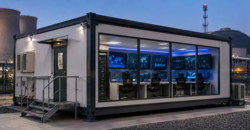 Prefab Nuclear Cybersecurity Operations Center manufacturer supplier exporter installation contractor by Mechwat for Nuclear Security Infrastructure.
