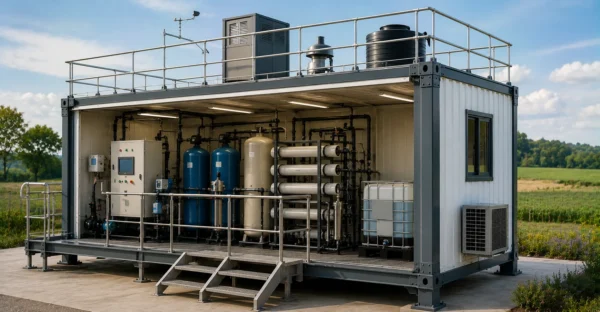 Prefab Nitrogen Recovery Unit (Wastewater / Agriculture) manufacturer supplier exporter installation contractor by Mechwat for Prefab Nutrient Recovery Systems.