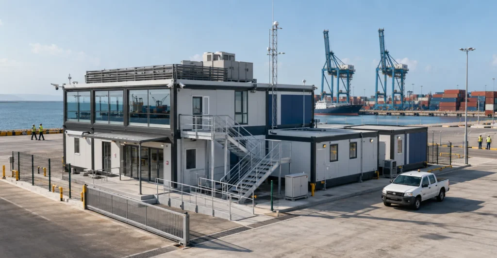 Port and maritime modular infrastructure service provider, manufacturer, supplier, exporter and installation contractor by Mechwat for government & public infrastructure