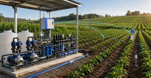 Precision Fertigation Monitoring service provider, manufacturer, supplier, exporter and installation contractor by Mechwat for nutrient credit enablement