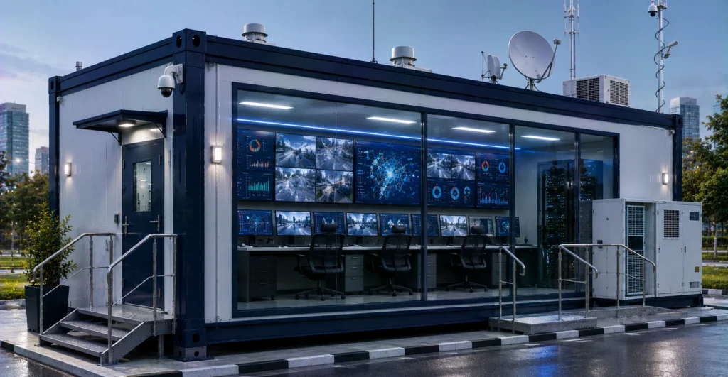 Prefab AI Crime Analytics Center manufacturer supplier exporter installation by Mechwat for Mobile Cybercrime & Digital Policing Units projects