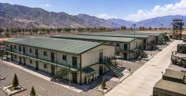 Prefab Army Barracks manufacturer supplier exporter installation contractor by Mechwat for Military Base.