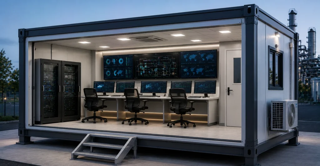Mechwat is a prefab control & monitoring room manufacturer, supplier, exporter and installation partner for b2b projects with turnkey prefab design, RFQ and d