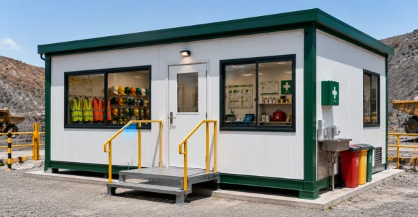 Prefab EHS(environment health Safety cabin) manufacturer supplier exporter installation contractor by Mechwat for Mining.