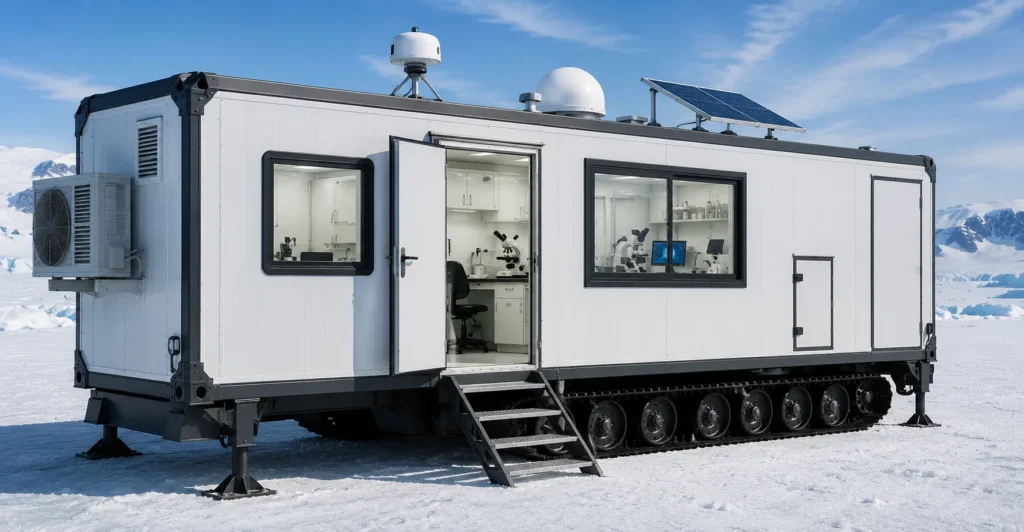 Prefab Extreme-Climate Laboratory Module manufacturer supplier exporter installation contractor by Mechwat for Film.