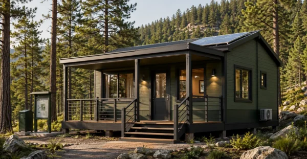 Prefab Forest Department Cabin manufacturer supplier exporter installation contractor by Mechwat for Forest.